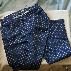 Blue PolkaDot Pants